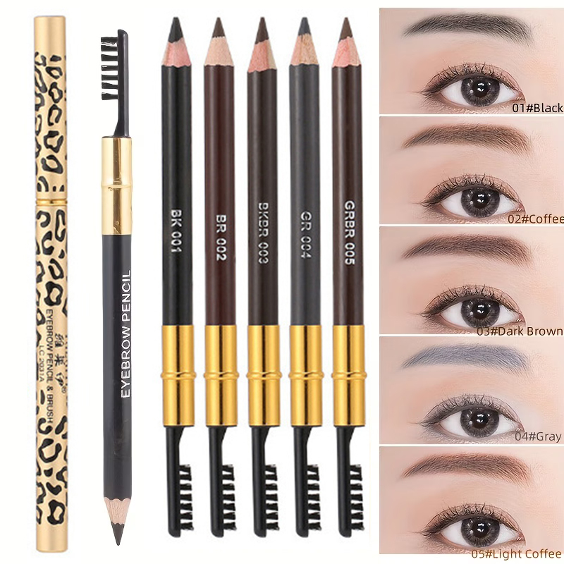 Eyebrow Pomade Pencil - Crayon à sourcils double tête léopard