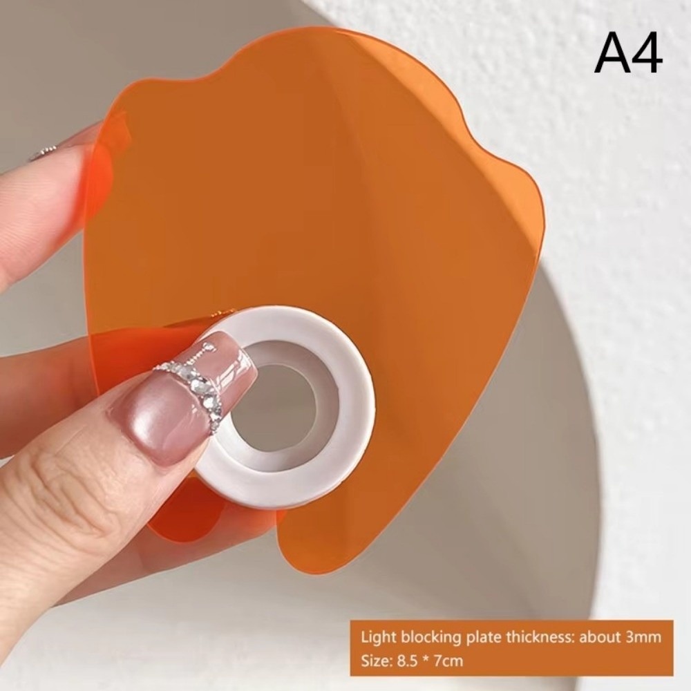 Uv Nail Lamp - Baffle anti-lumière bleue en acrylique, plaque