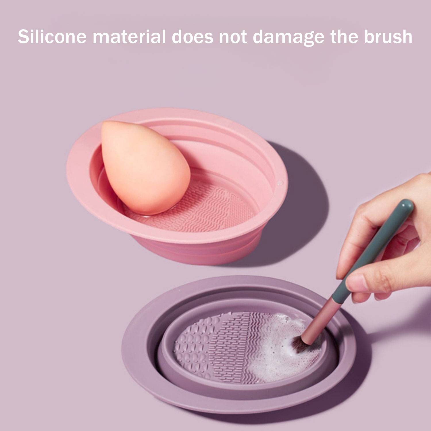 Beauty Home Makeup - Outil de nettoyage de pinceaux de