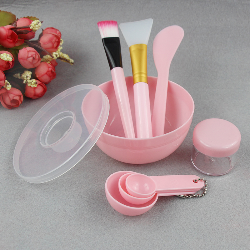 Beauty Makeup Tools Set - 1 Ensemble de brosses faciales, bol,