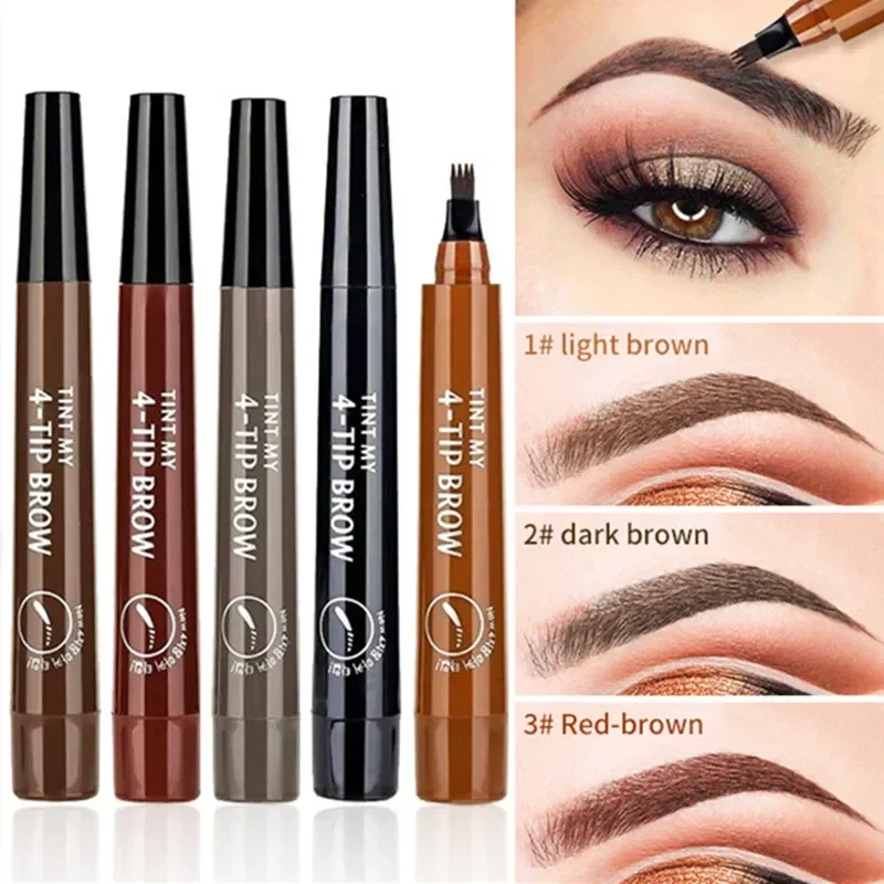 Eyebrow Pomade Pencil - Crayon à sourcils imperméable, 5 couleurs,