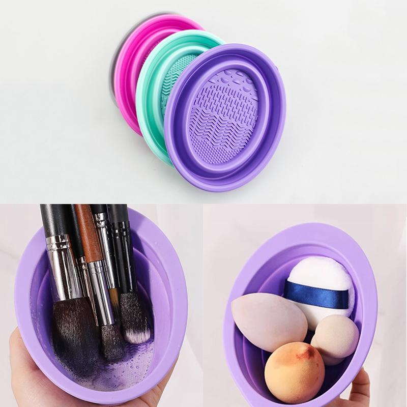 Beauty Makeup Eyeshadow - Nettoyeur de pinceaux de maquillage en