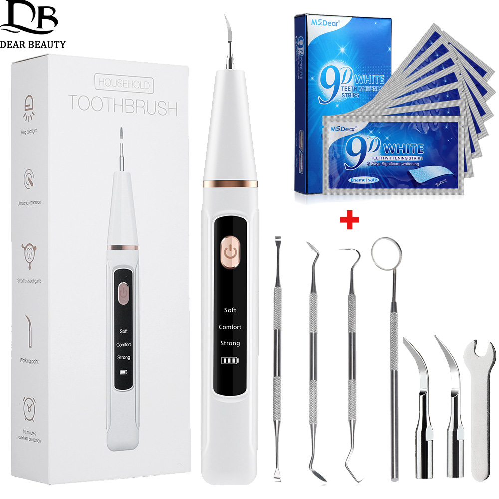 Teeth Whitening Strips - Dissolvant de calcul dentaire ultrasonique et