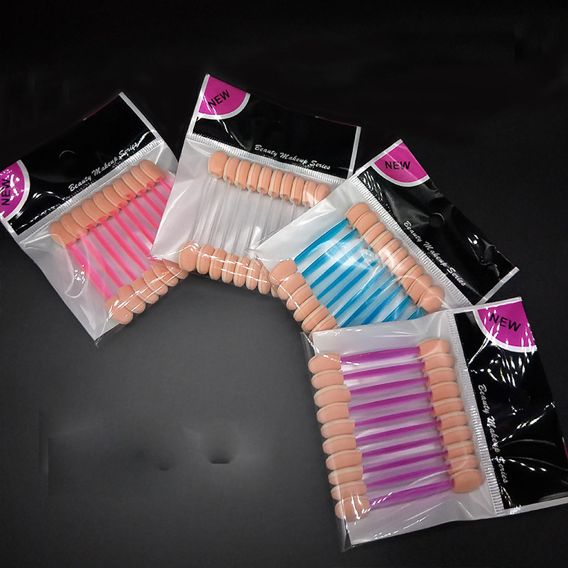 Beauty Makeup Eyeshadow - Lot de 10 applicateurs jetables pour