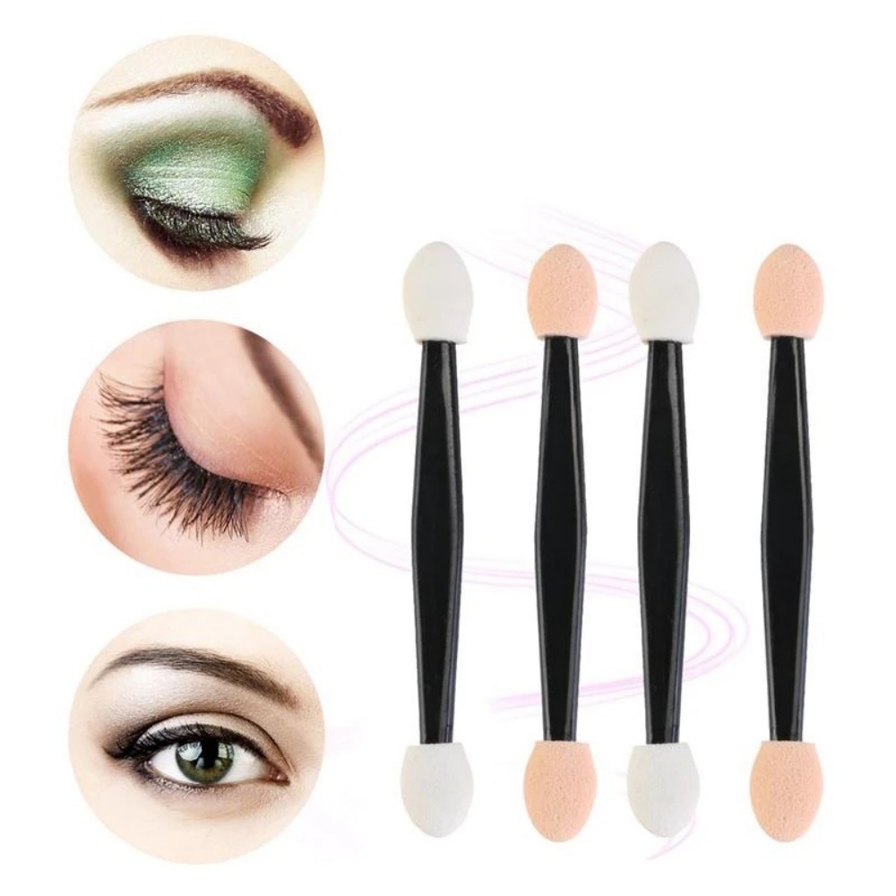 Beauty Makeup Eyeshadow - Éponge à paupières jetable portable double