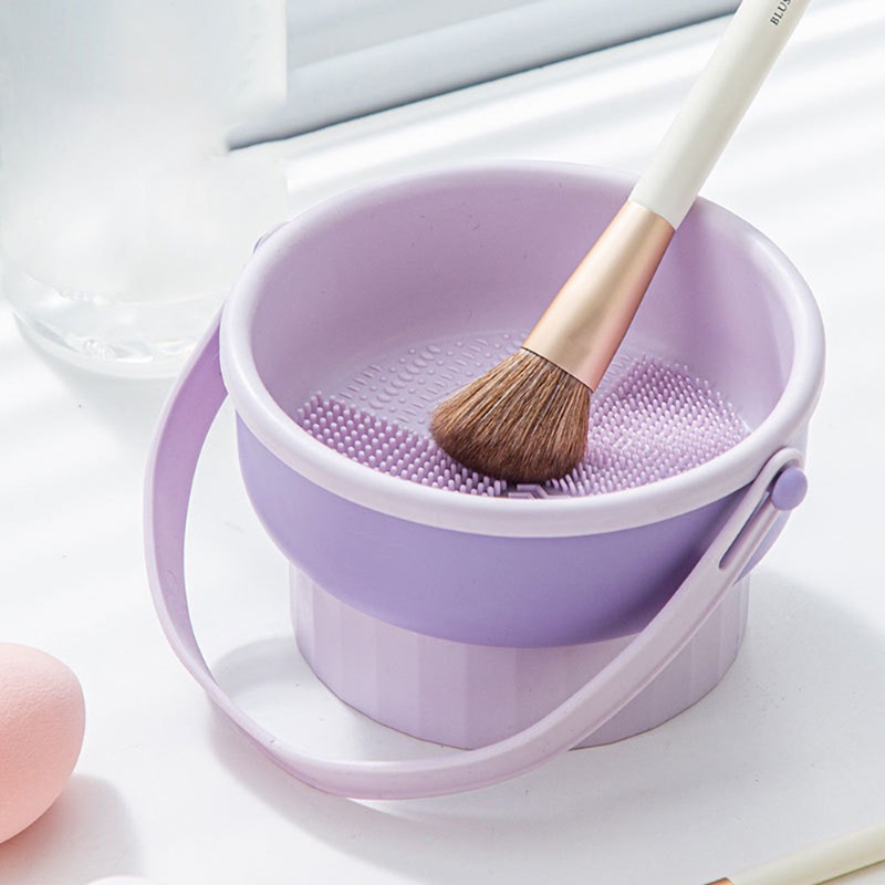 Beauty Makeup Tools Set - Brosse de maquillage en silicone, boule