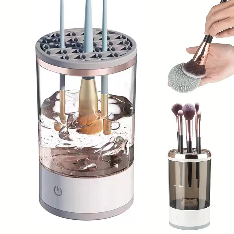 Beauty Home Makeup - Nettoyeur de brosse de maquillage électrique