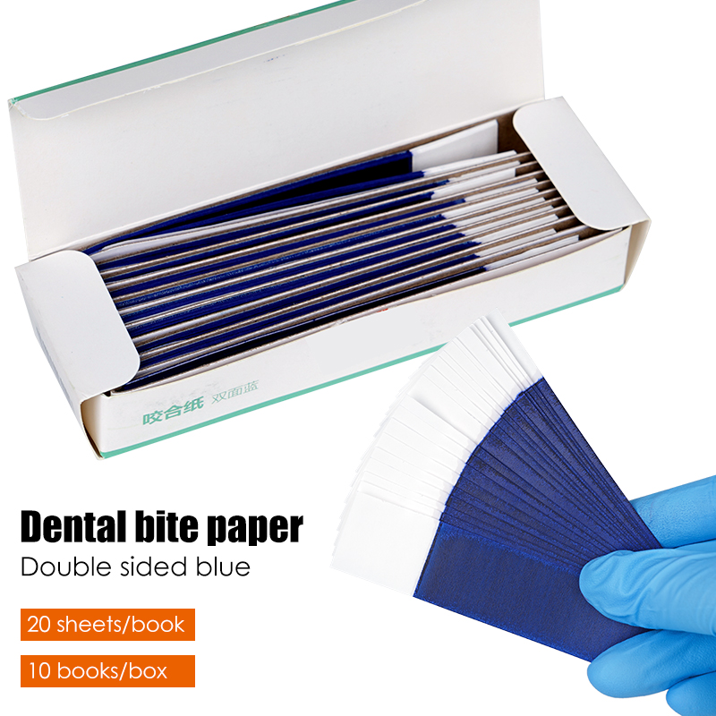 Teeth Whitening Strips - 200 pièces de papier articulatoire dentaire