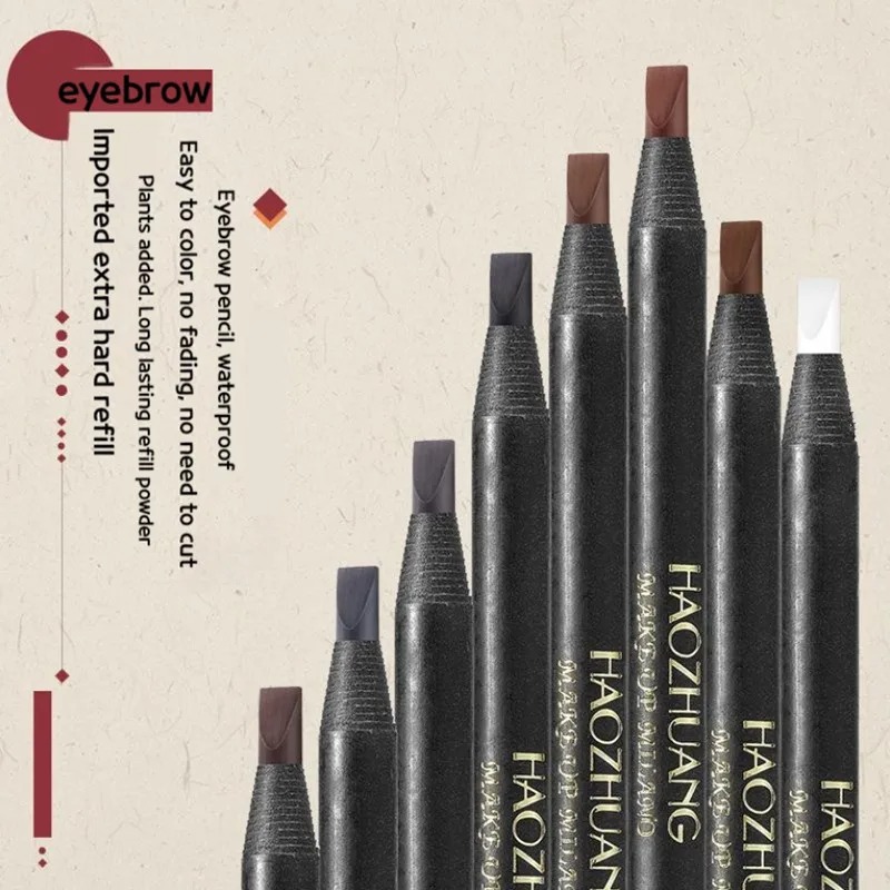 Eyebrow Pomade Pencil - Haozhuang – crayon à sourcils marron,
