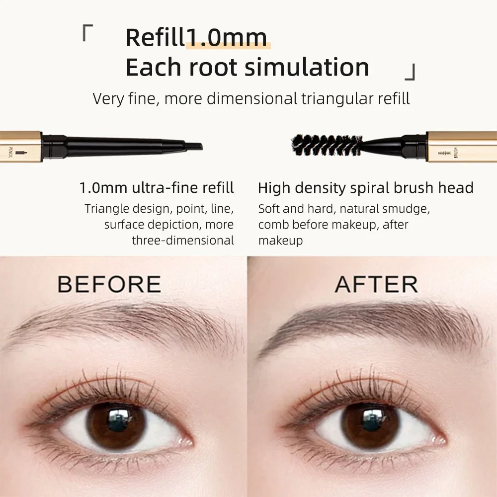 Crayon à sourcils Double tête, - Eyebrow Pomade Pencil avis et prix