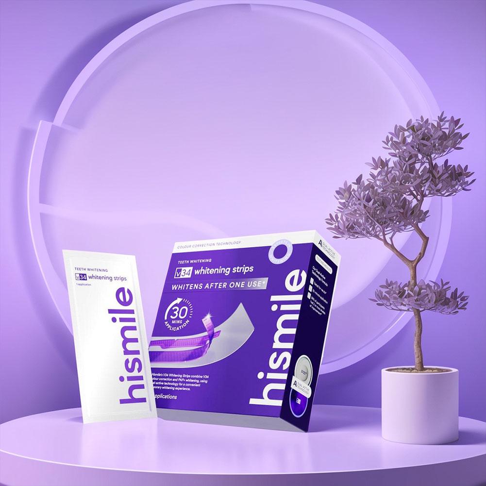 Bandes blanchissantes violette - Teeth Whitening Strips avis et prix
