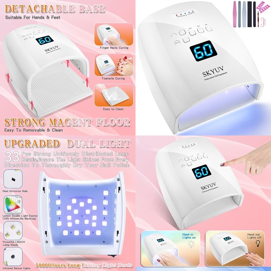 Lampe UV LED rechargeable pour - Uv Nail Lamp avis et prix
