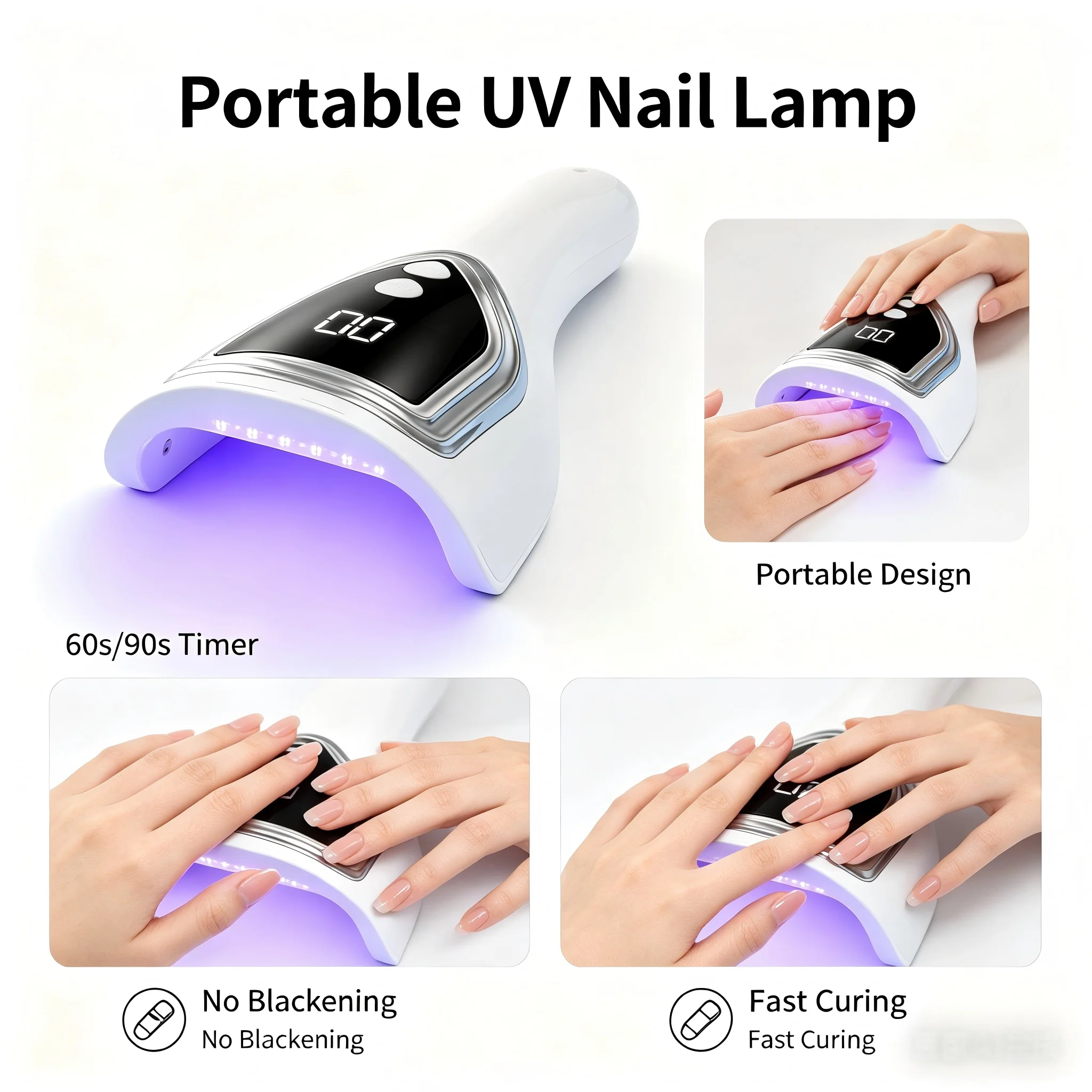 Lampe UV portable pour ongles, - Uv Nail Lamp avis et prix