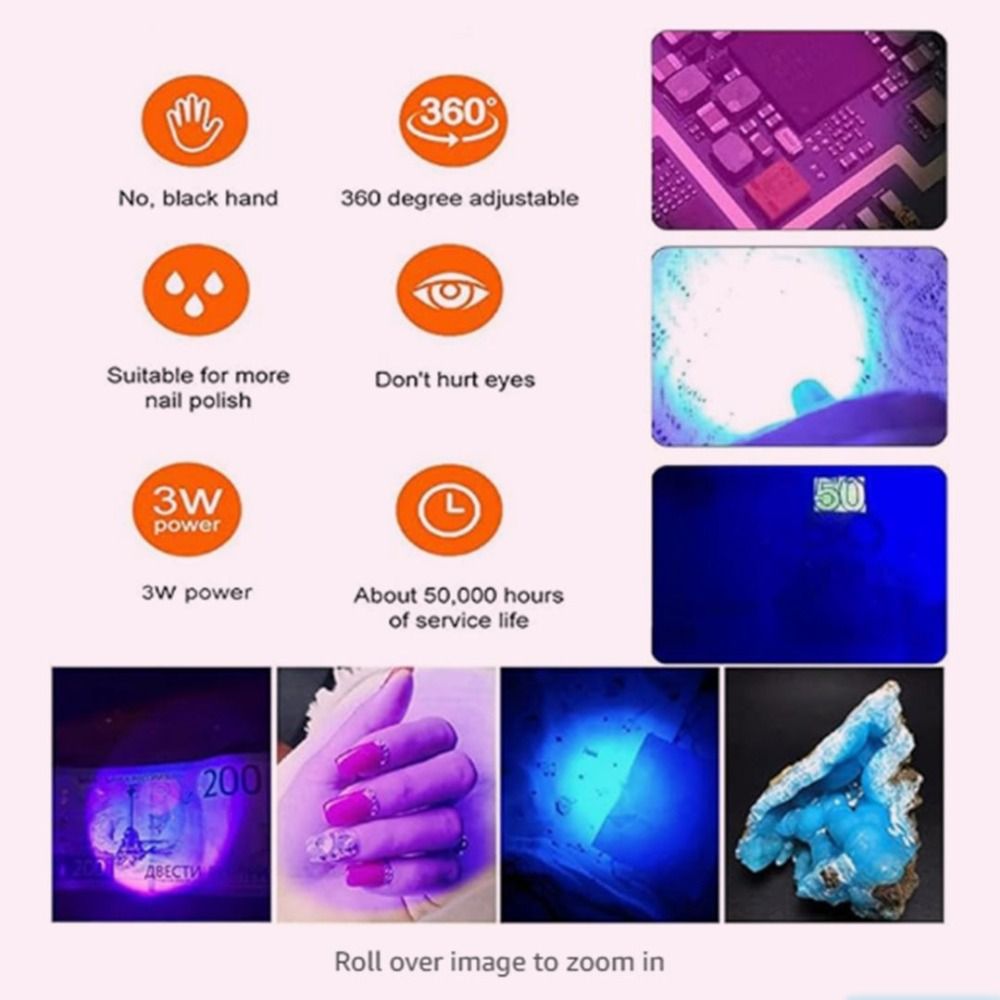 Lampe UV LED portable 5W/3W po - Uv Nail Lamp avis et prix