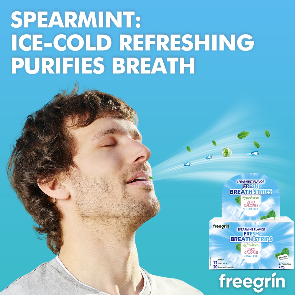 FREEGRIN Bandes buccales aroma - Teeth Whitening Strips avis et prix