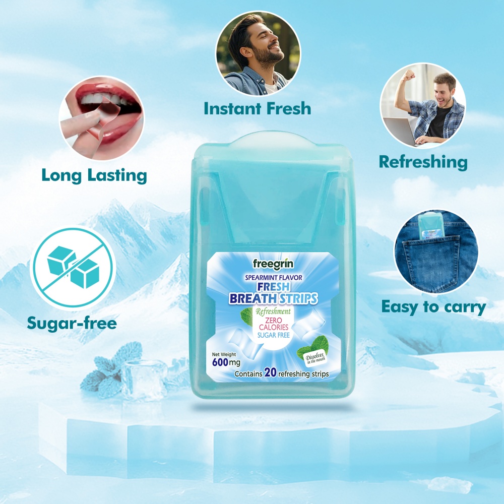 FREEGRIN Bandes buccales aroma - Teeth Whitening Strips avis et prix
