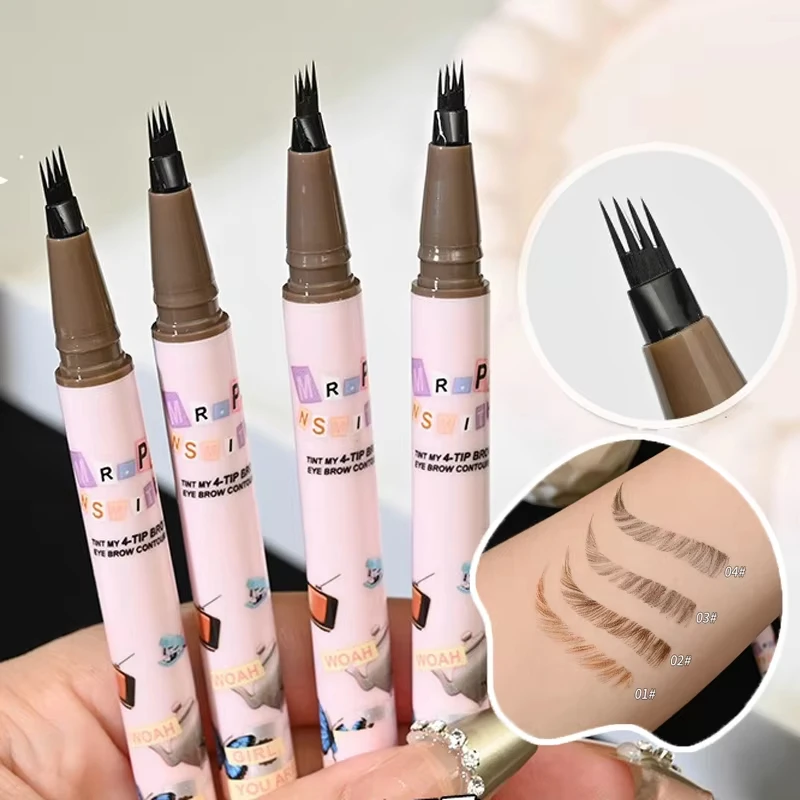 4 couleurs stylo à sourcils ét - Eyebrow Pomade Pencil avis et prix