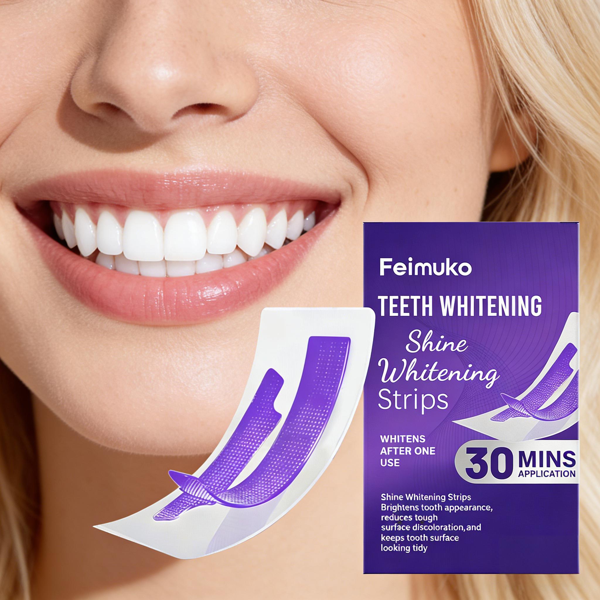 Bandelettes blanchissantes pou - Teeth Whitening Strips avis et prix