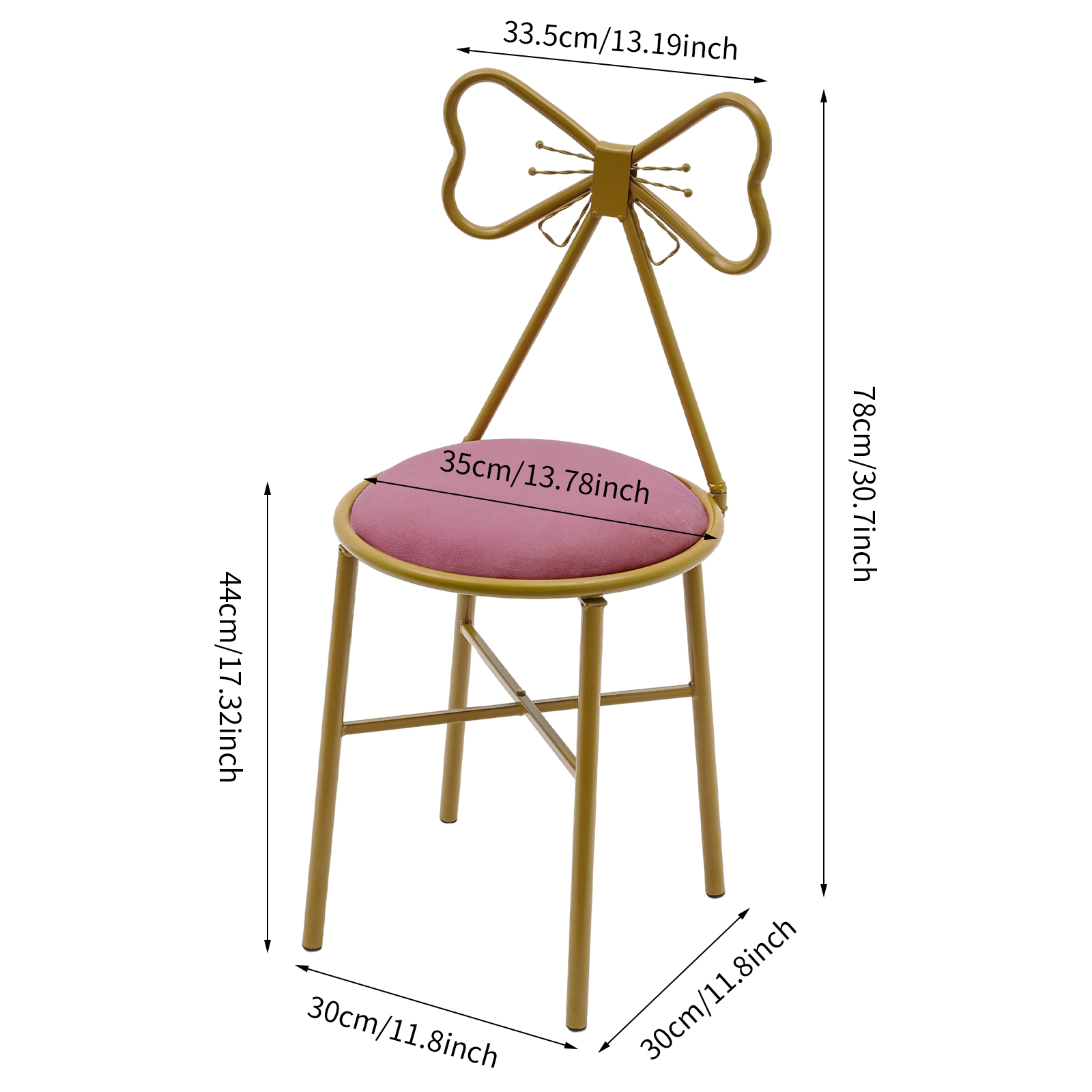 Chaise de maquillage rose papi - Beauty Makeup Chair avis et prix