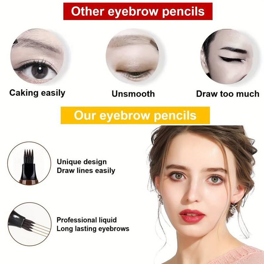 Stylo à sourcils étanche, cray - Eyebrow Pomade Pencil avis et prix